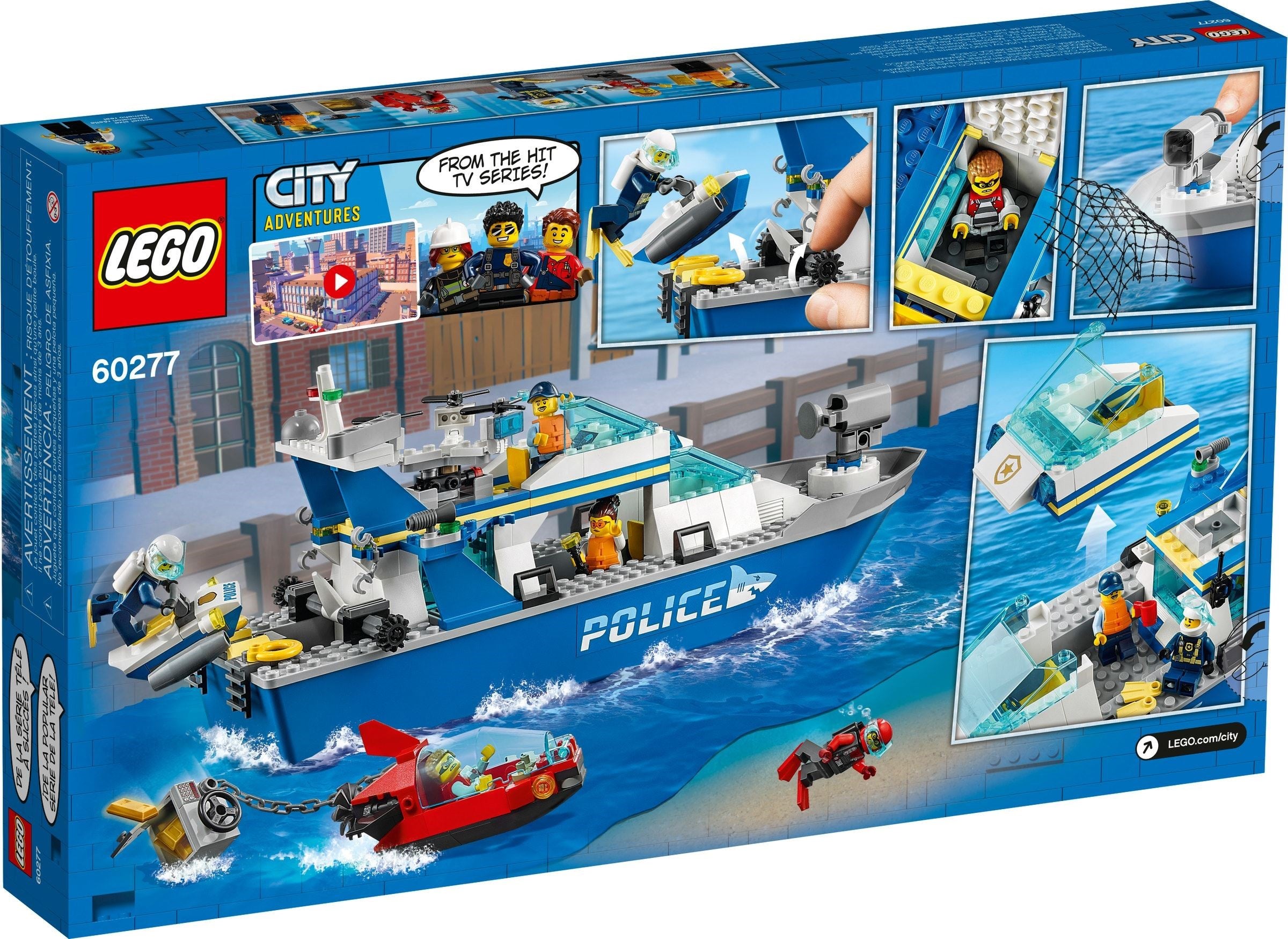 LEGO 60277 Police Patrol Boat