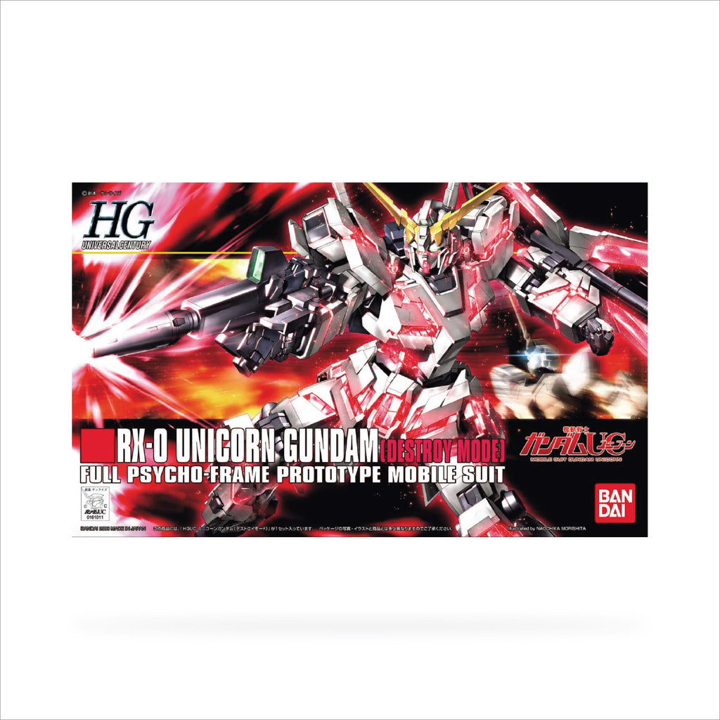 HGUC RX-0 Unicorn Gundam Destroy Mode
