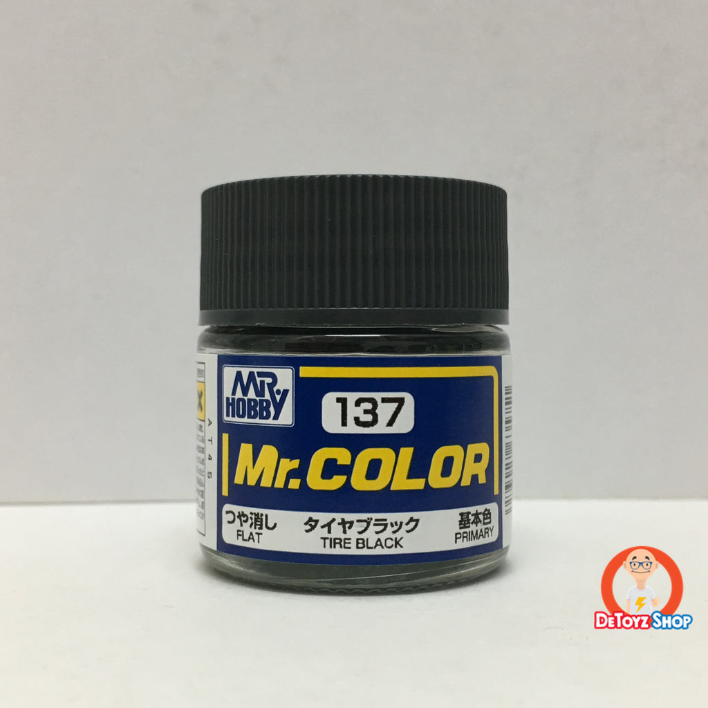 Mr Color C-137 Tire Black Flat Primary (10ml)
