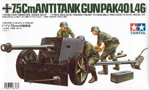 Tamiya 1/35 German 75mm Anti-Tank Gun Pak.40