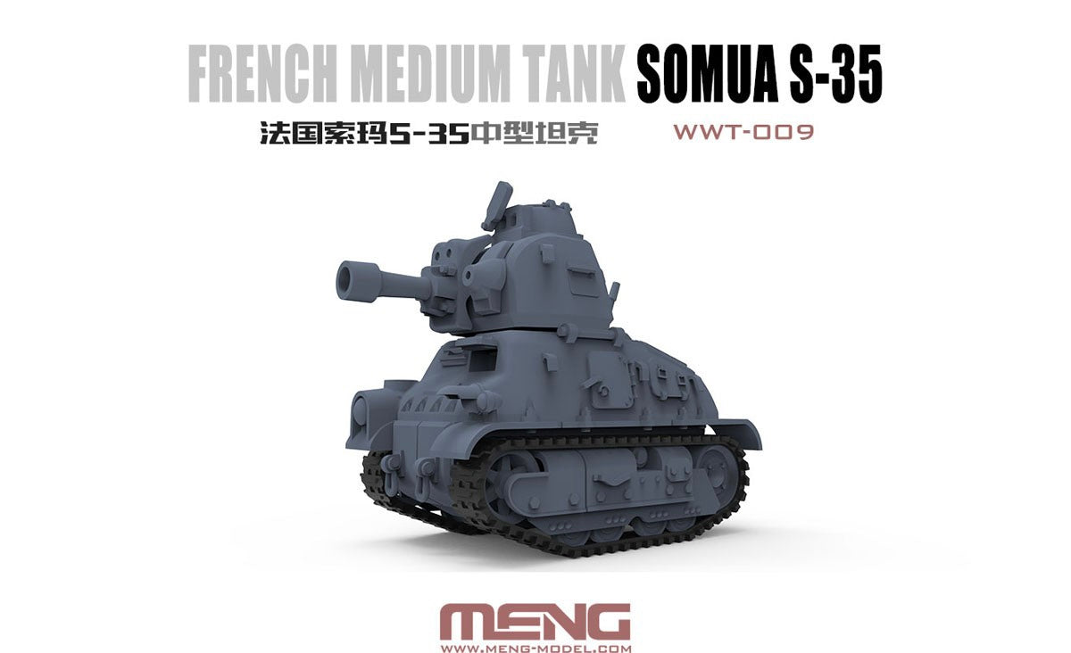 World War Toons French Medium Tank Somua S-35 WWT-009