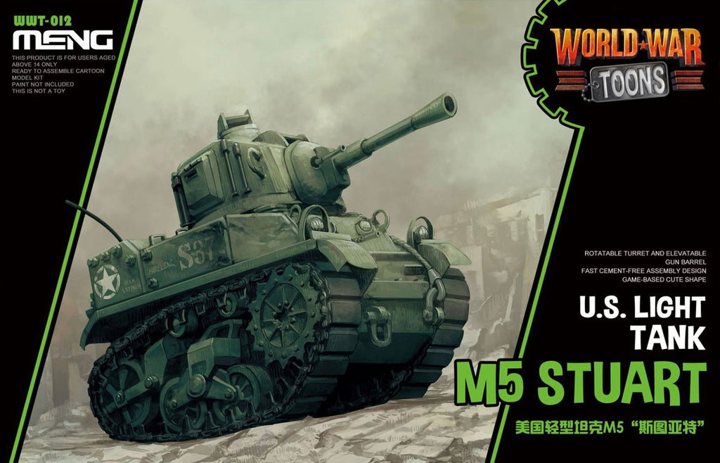 World War Toons U.S. Light Tank M5 Stuart WWT012