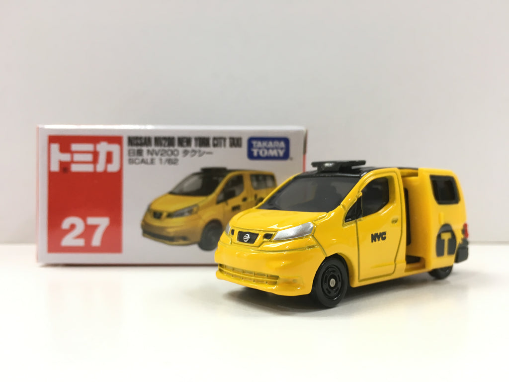 Tomica #27 Nissan NV200 New York City Taxi