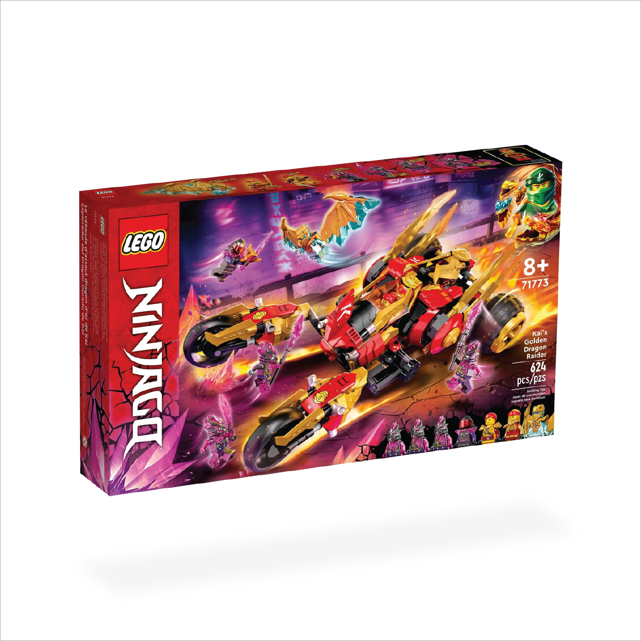 Ninjago top dragon dorado
