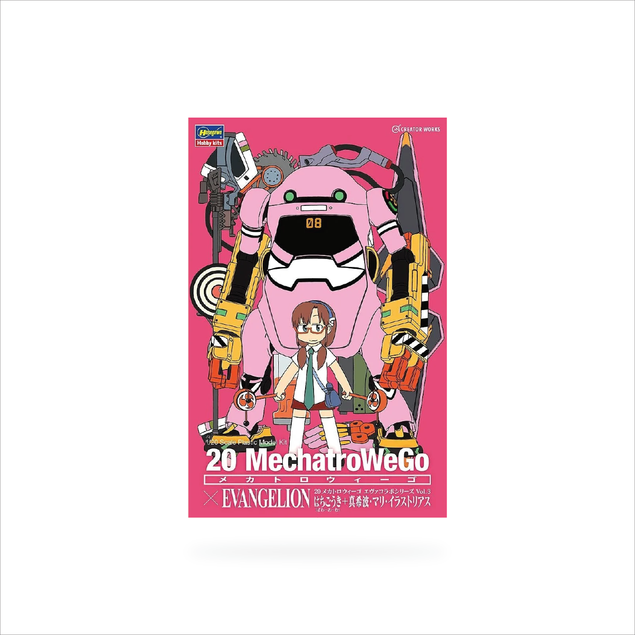 20 MechatroWeGo EVA collab series Vol.3 “Hachigouki (Power Arm)” + Mari Makinami Illustrious (Limited Edition)