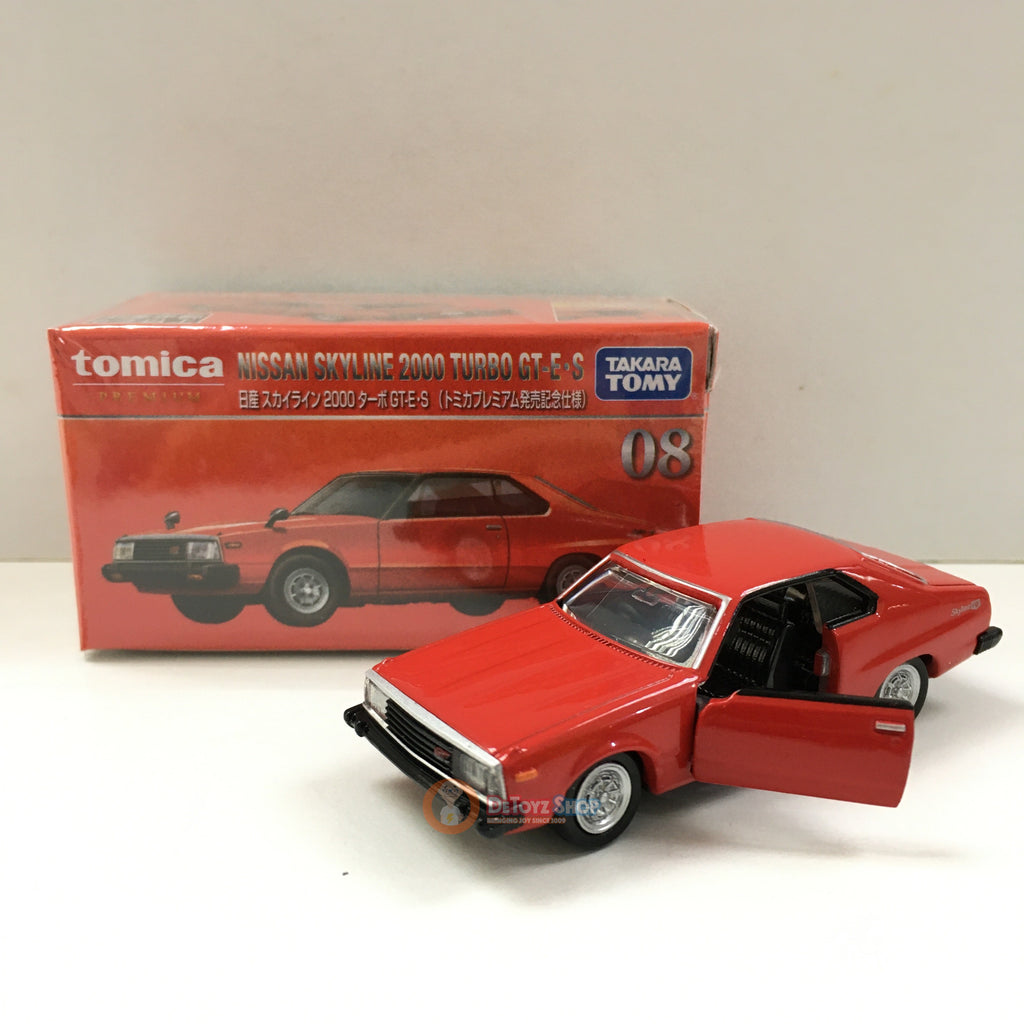 Tomica Premium #08 Nissan Skyline 2000 Turbo GT-E.S (Initial Release)