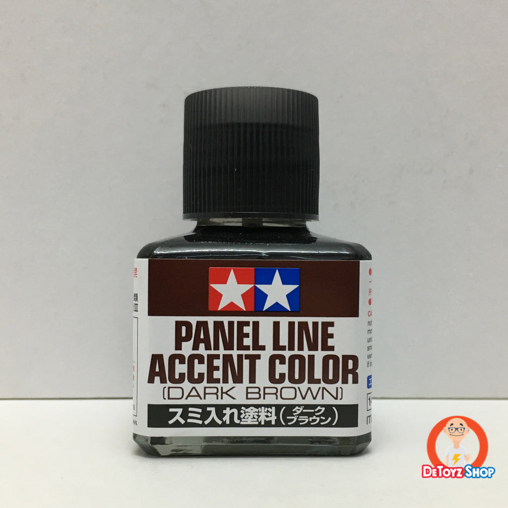Tamiya 87140 Panel Line Accent Color [Dark Brown] 40ml