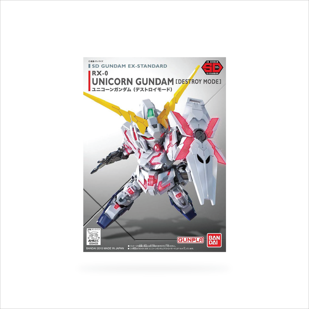 SD Gundam EX-Standard Unicorn Gandam (Destroy Mode)