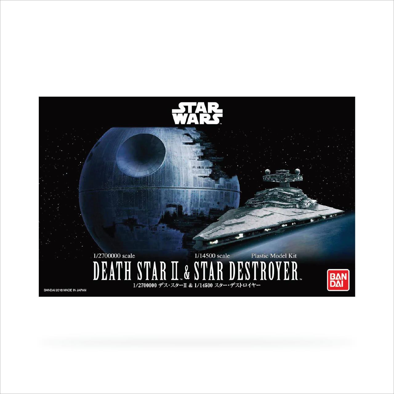 1/2700000 Death Star II & 1/14500 Star Destroyer
