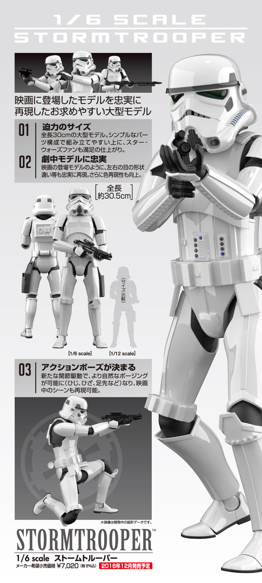 Bandai Star Wars kits 1/6 STORMTROOPER™