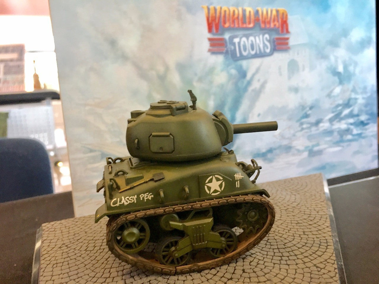 World War Toons Sherman U.S. Medium Tank M4A1 WWT-002