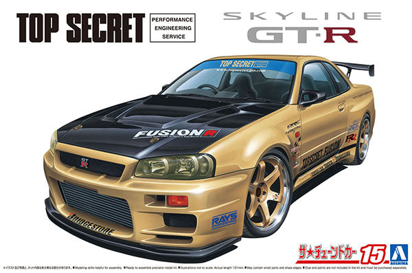 1/24 Top Secret BNR34 Skyline GT-R '02 (Nissan)