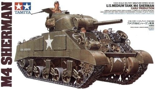 Tamiya 1/35 U.S.Medium Tank M4 Sherman (Early Production)