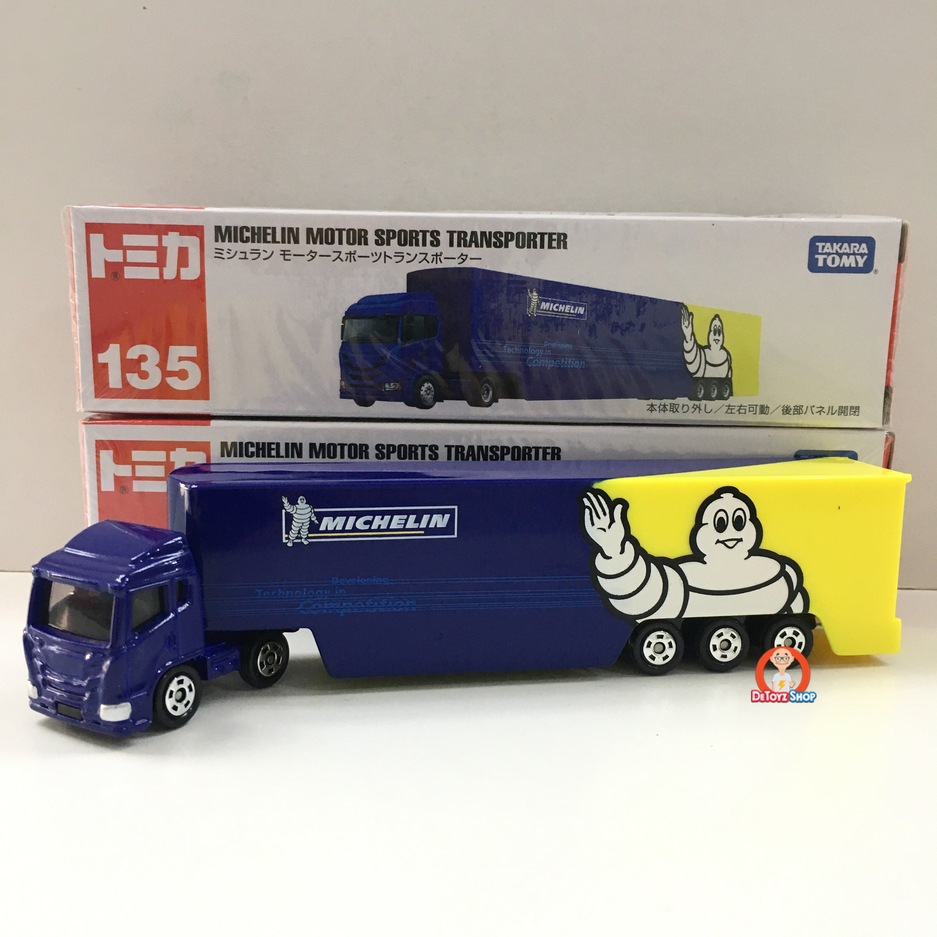 Tomica Truck Michelin Motor Sports Transporter