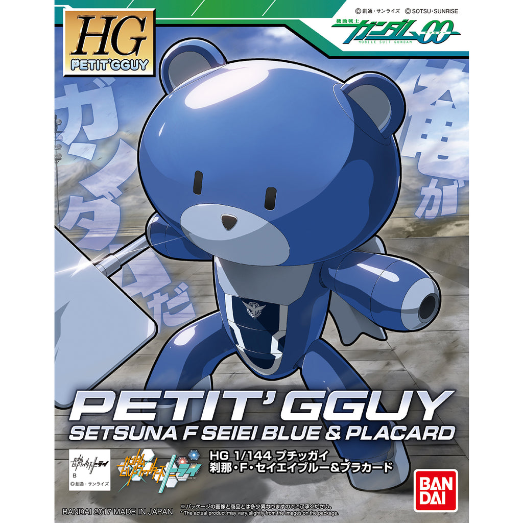 HGPG Petitgguy Setsuna F Seiei Blue & Placard